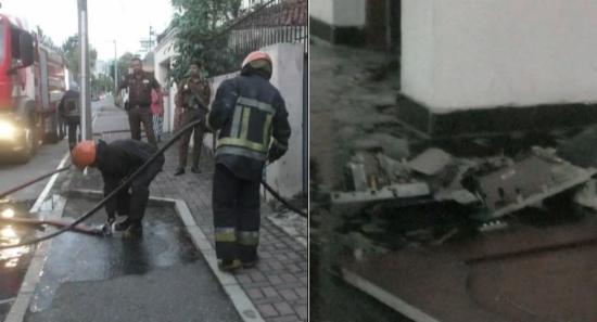 Fire Breaks Out At A House In Borella